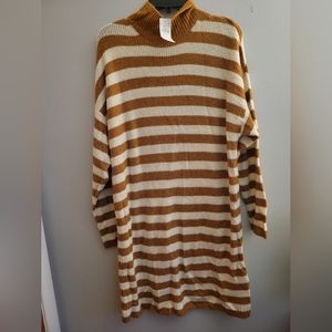 American Eagle Outfitters XL Striped Sweater Dress